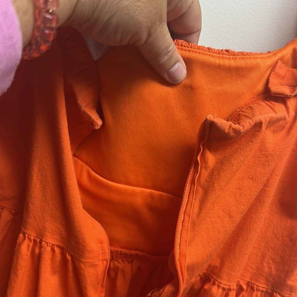 Barn Women's Orange Mini Dress - Picture 9 of 9